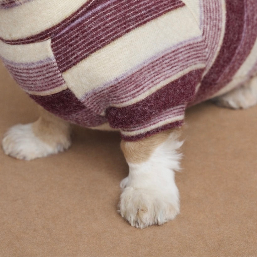 Mulberry Stripe Onesie