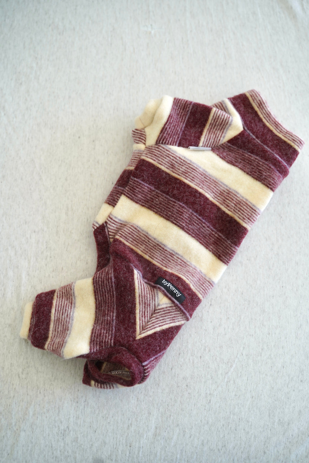Mulberry Stripe Onesie